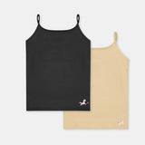 'Mira' Girl's Beginner Camisole | Premium Cotton | Full Coverage | Comfort Fit | 4-10 Years