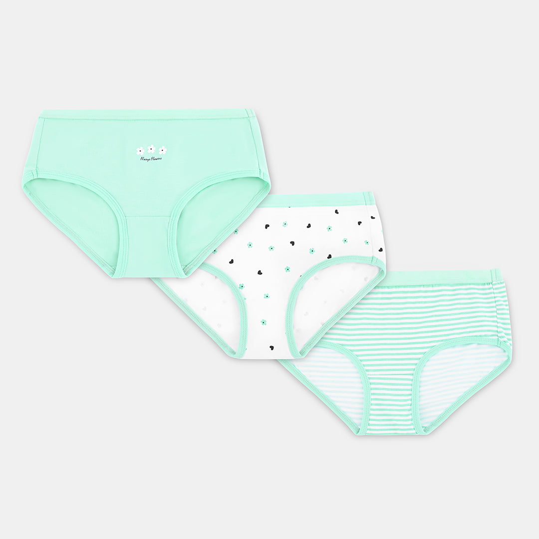 Girl's Cotton Panties/ Briefs 3 Pack