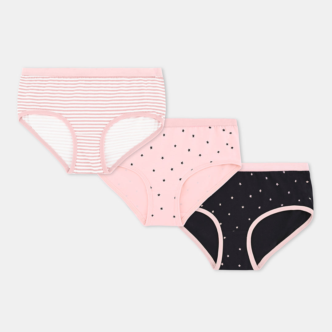 Girl's Cotton Panties/ Briefs 3 Pack