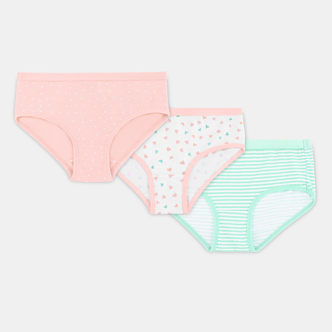 Girl's Cotton Panties/ Briefs 3 Pack