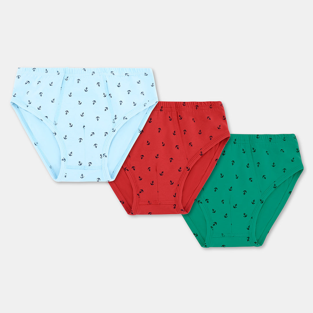 Boy's Cotton Briefs 3 Pack