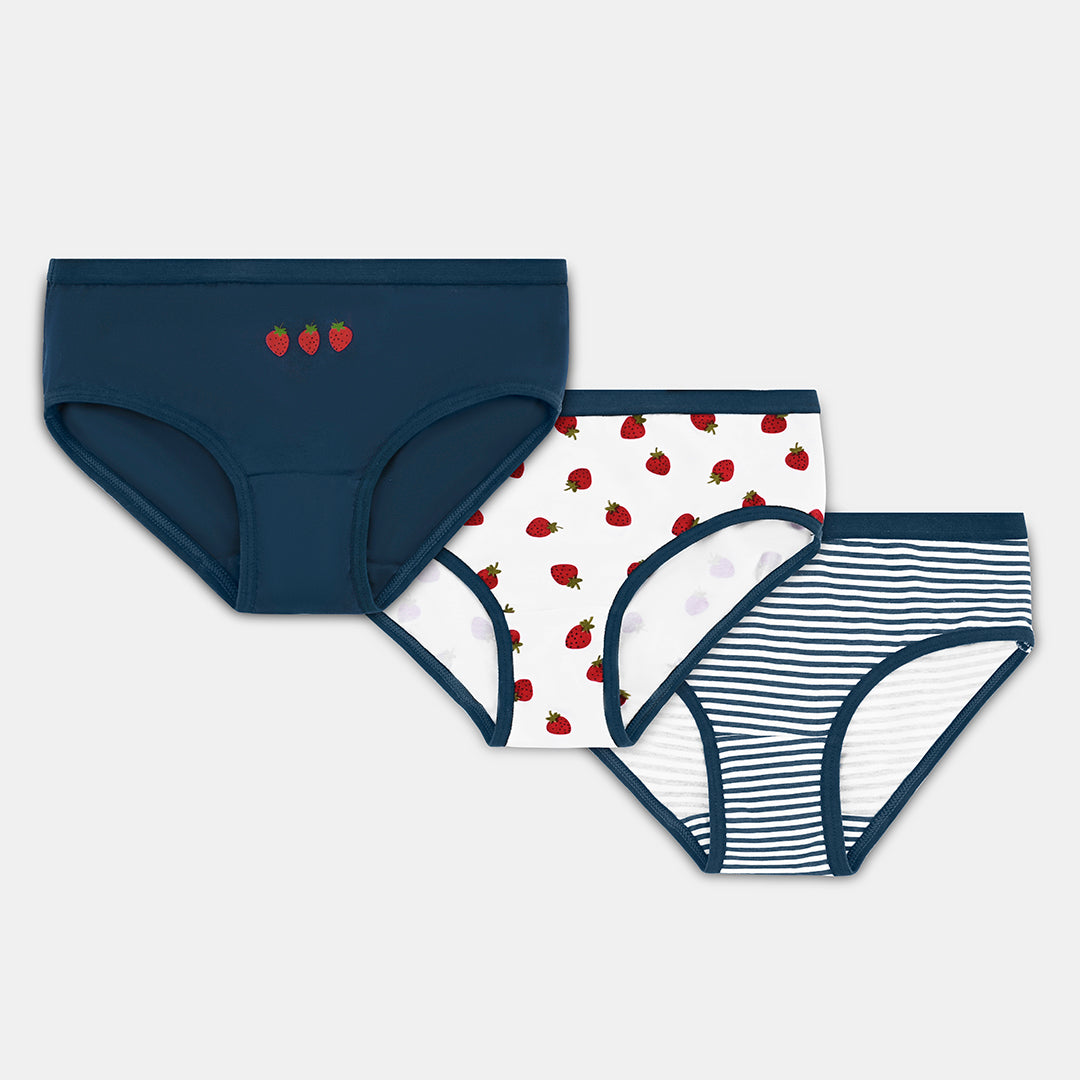 Girl's Cotton Panties/ Briefs 3 Pack