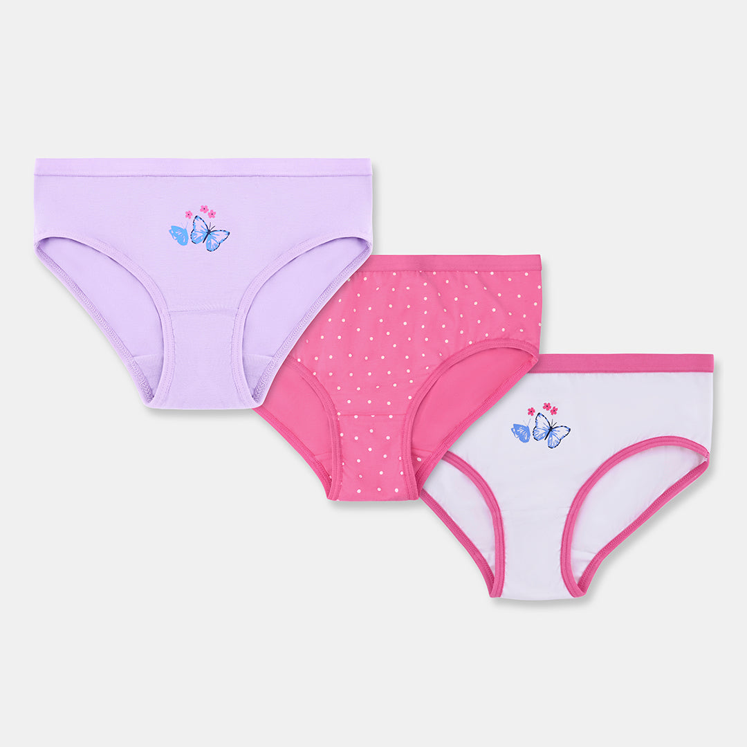 Girl's Cotton Panties/ Briefs 3 Pack