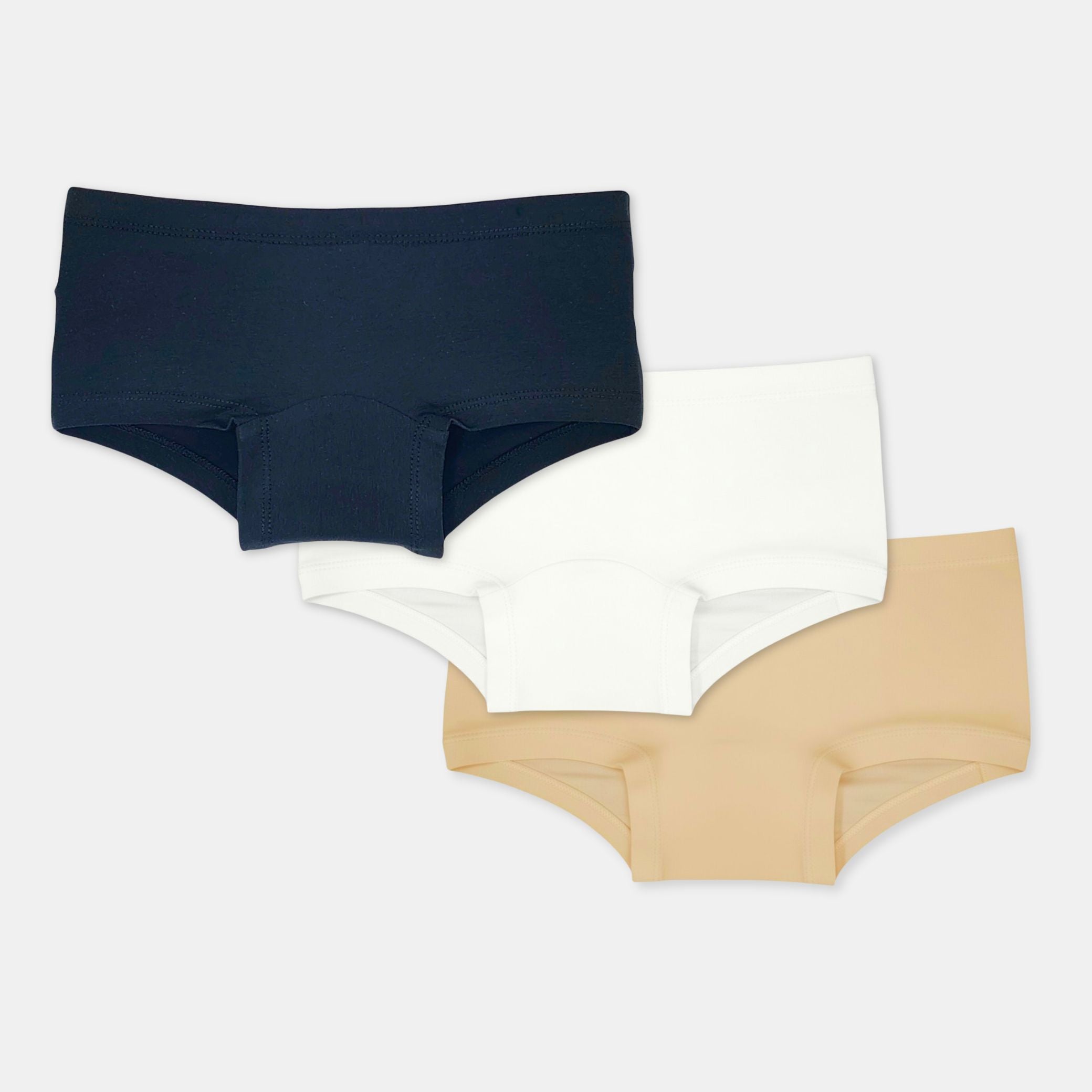 Girl's Cotton Boxer Brief 3 Pack